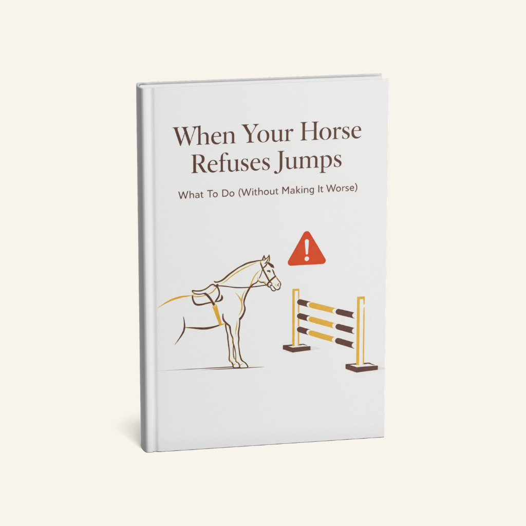 When Your Horse Refuses Jumps:  What To Do (Without Making It  Worse)